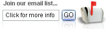 Join our email list...